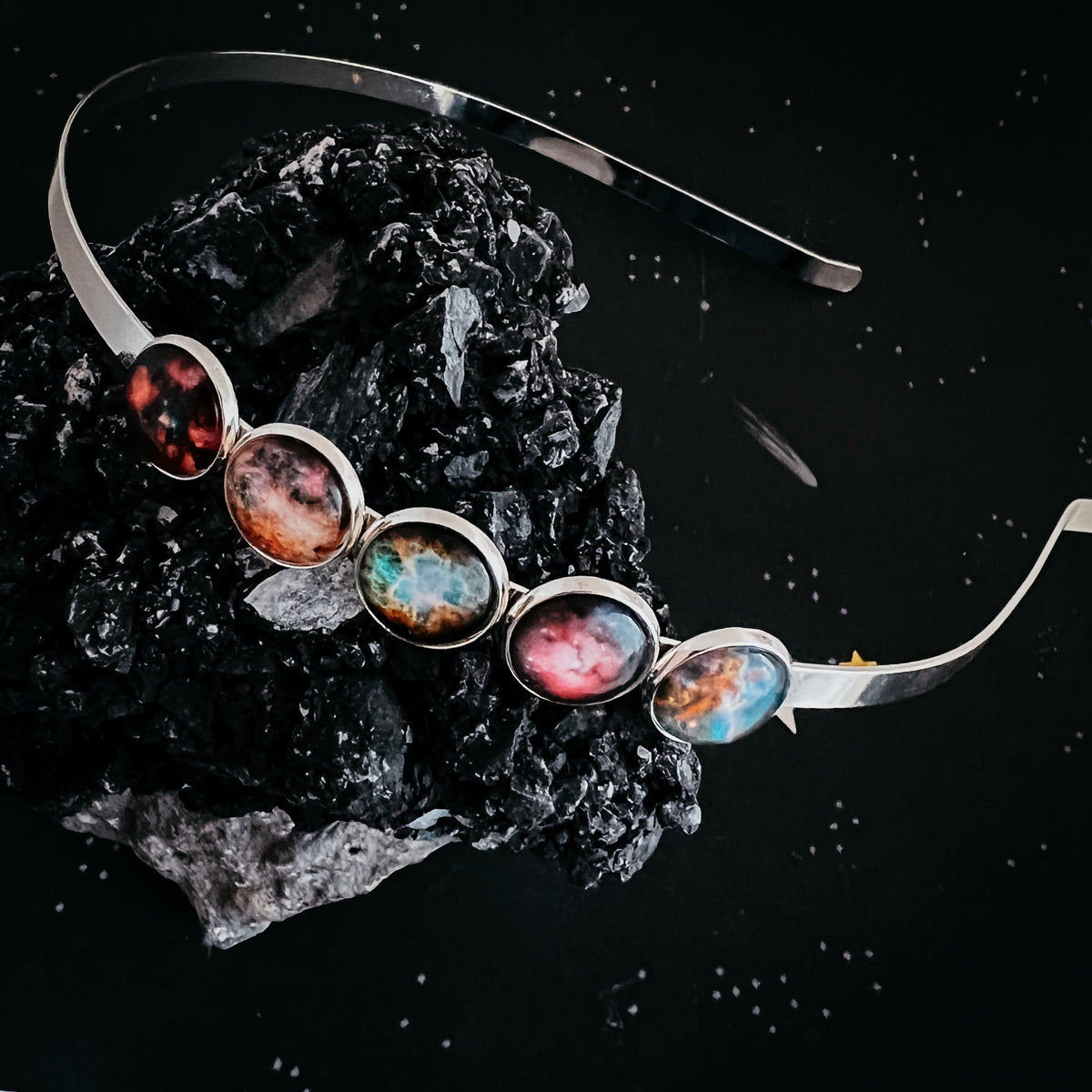 Rainbow Nebula Headband