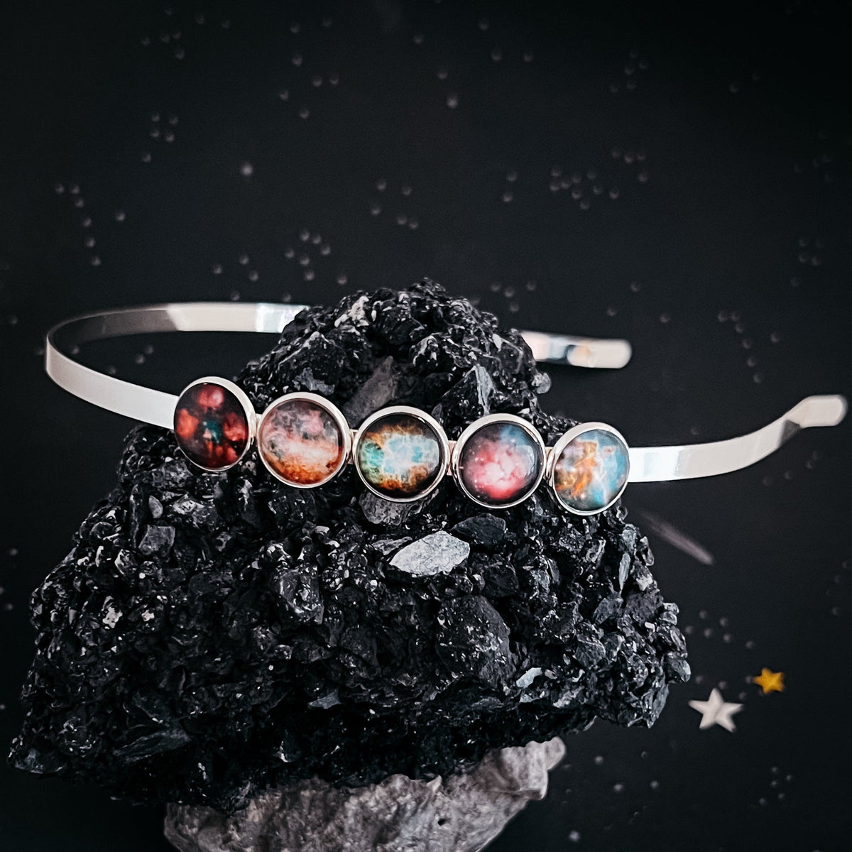 Rainbow Nebula Headband