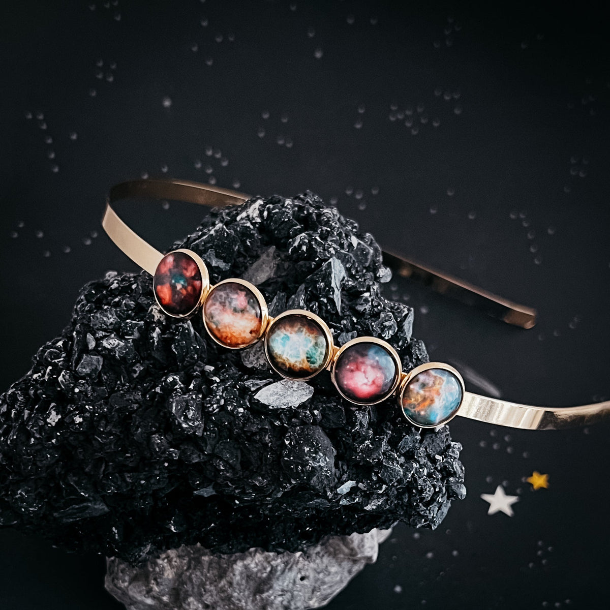 Rainbow Nebula Headband