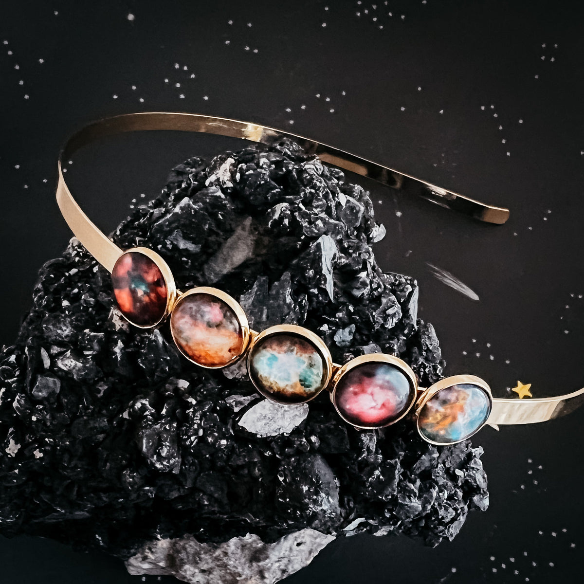 Rainbow Nebula Headband
