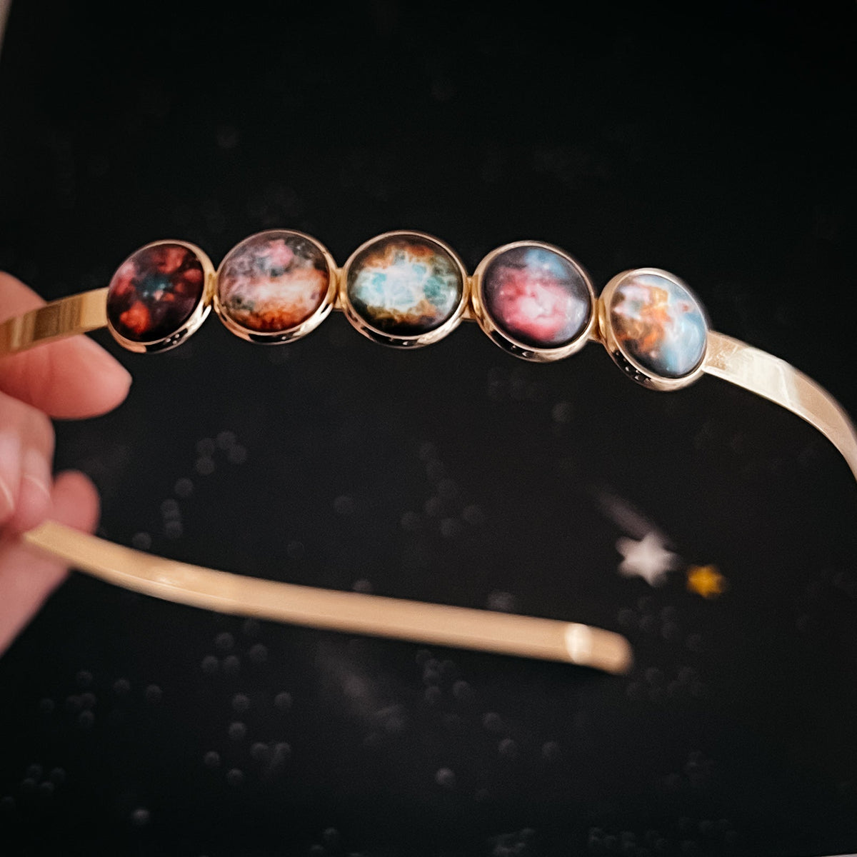 Rainbow Nebula Headband