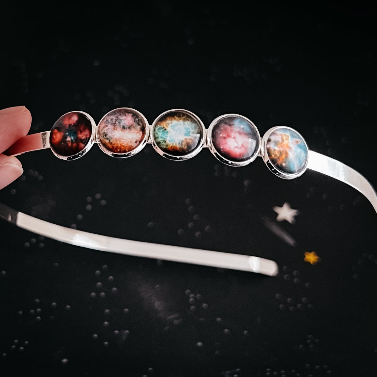 Rainbow Nebula Headband