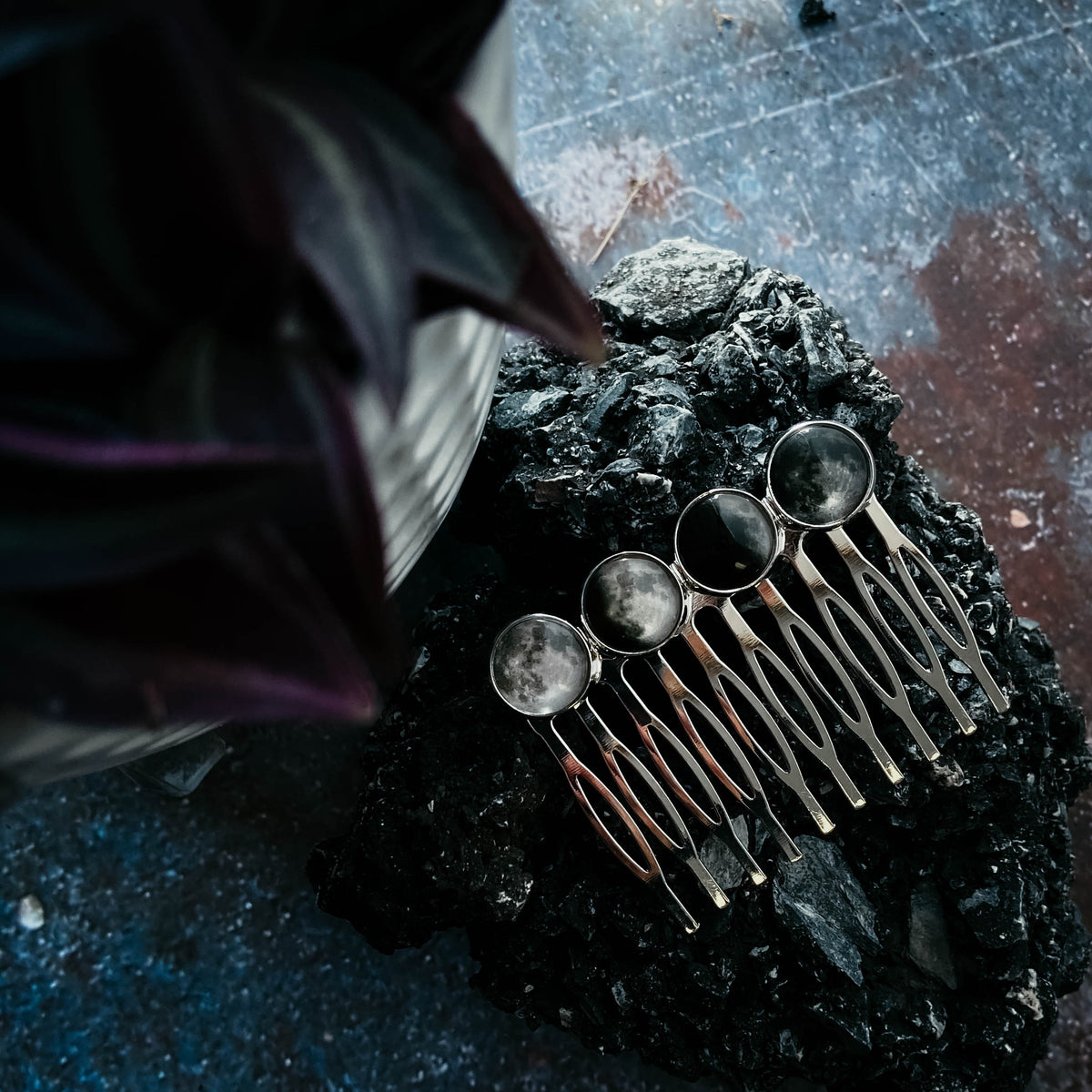 Moon Phase Hair Comb