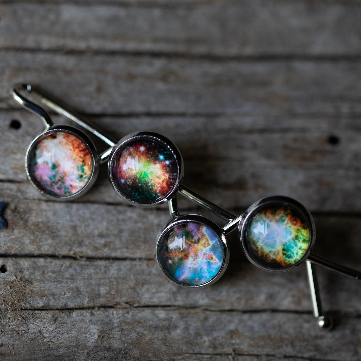 Four Nebula Hair Clip