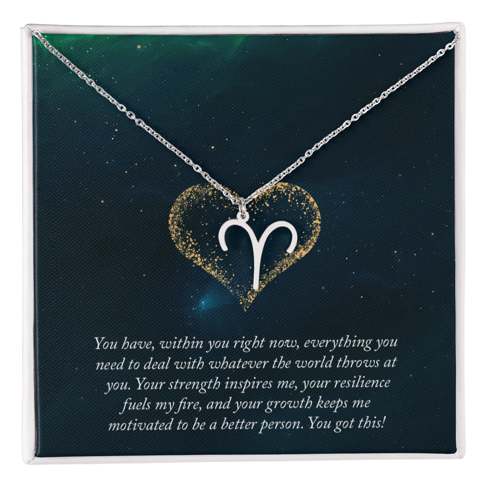 Zodiac Symbol Pendant Necklace