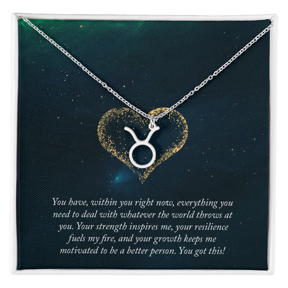 Zodiac Symbol Pendant Necklace