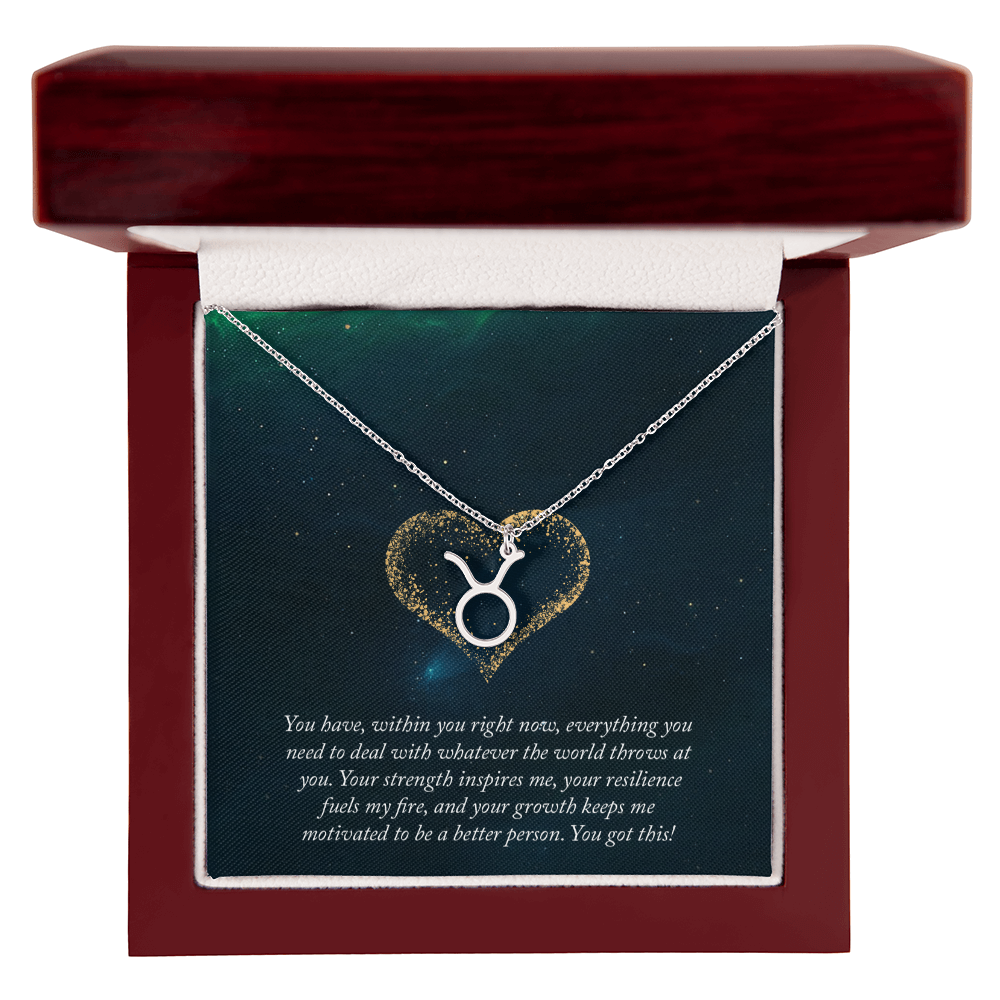 Zodiac Symbol Pendant Necklace