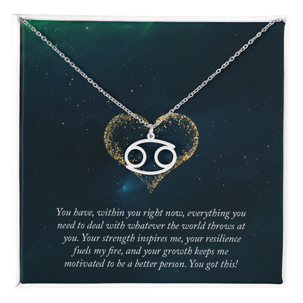 Zodiac Symbol Pendant Necklace
