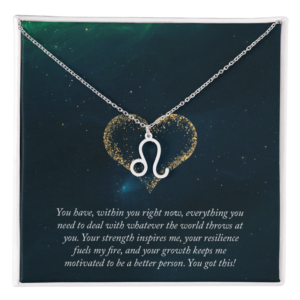 Zodiac Symbol Pendant Necklace