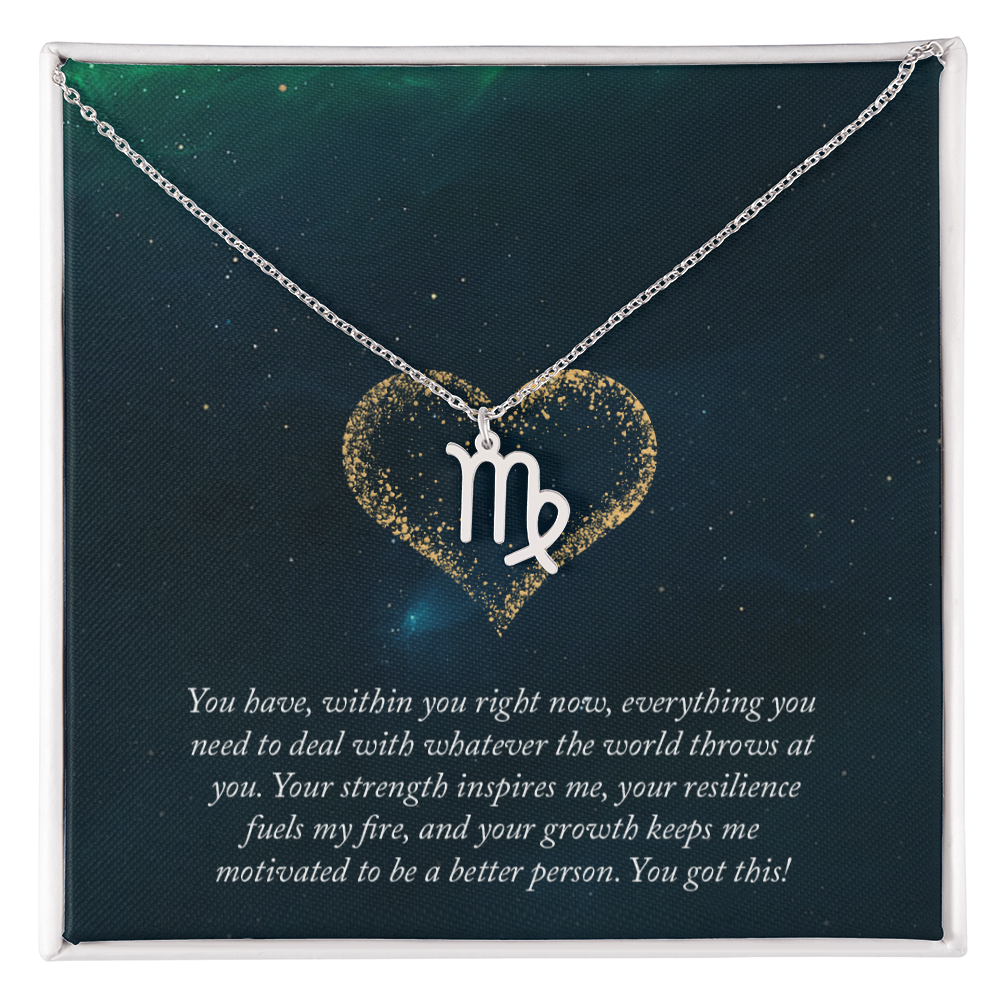 Zodiac Symbol Pendant Necklace