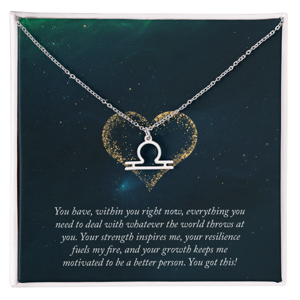Zodiac Symbol Pendant Necklace