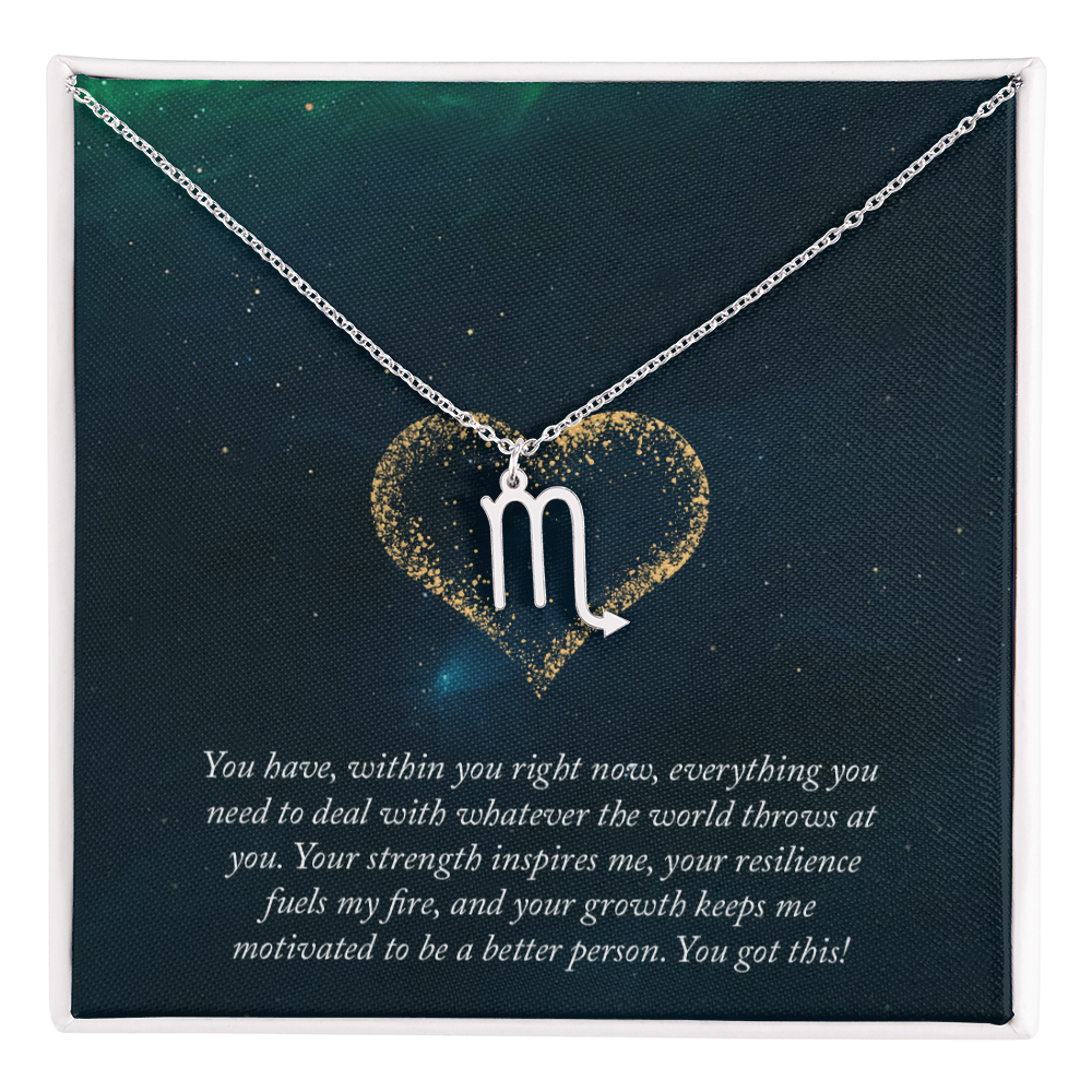 Zodiac Symbol Pendant Necklace