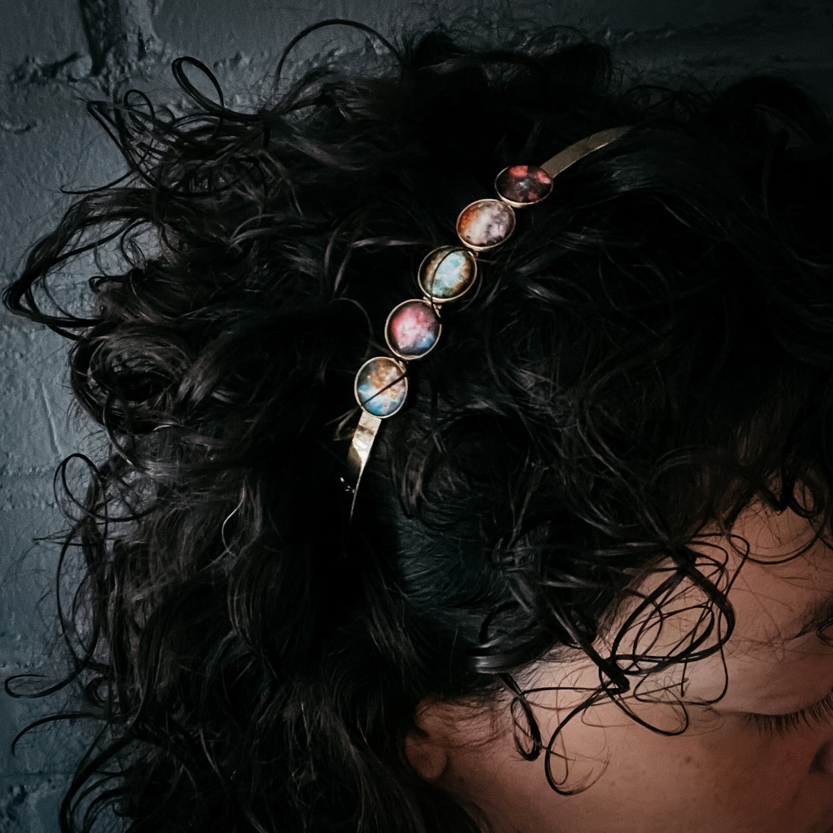 Rainbow Nebula Headband