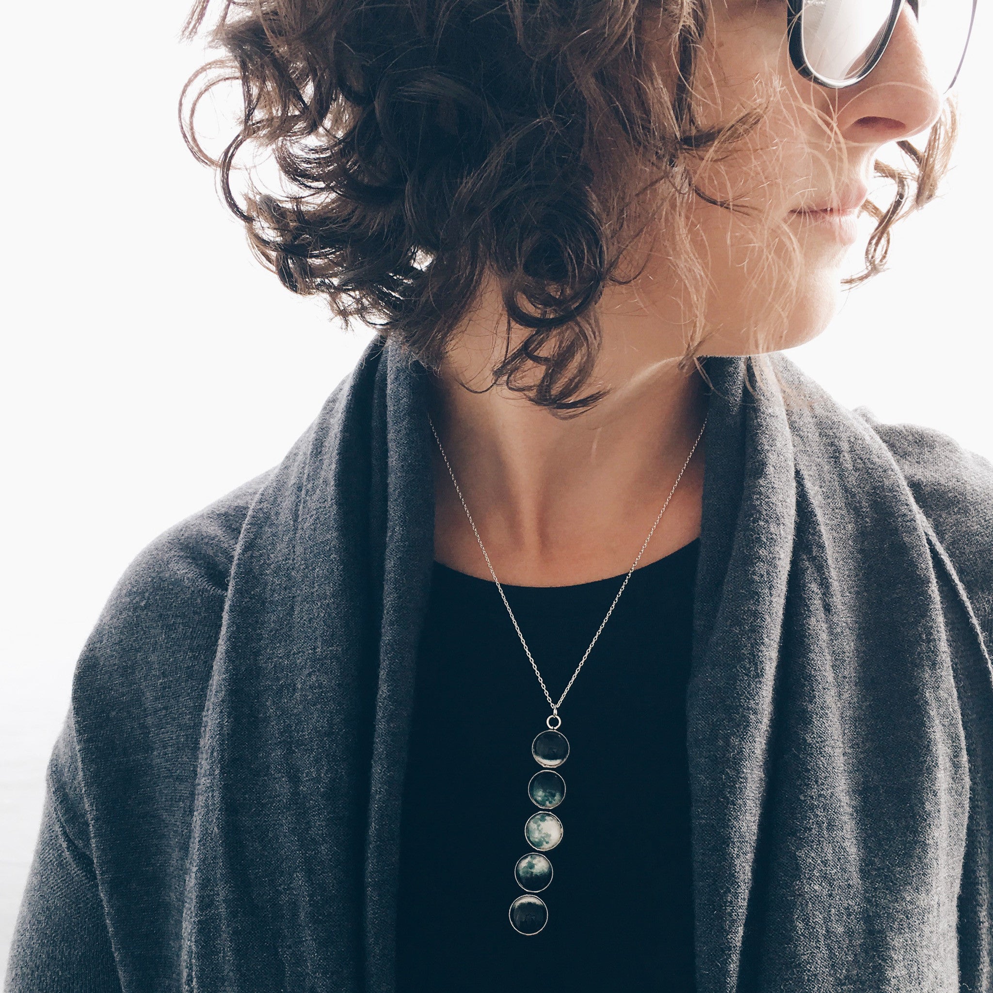 Moon Phase Pendant Necklace | Gift