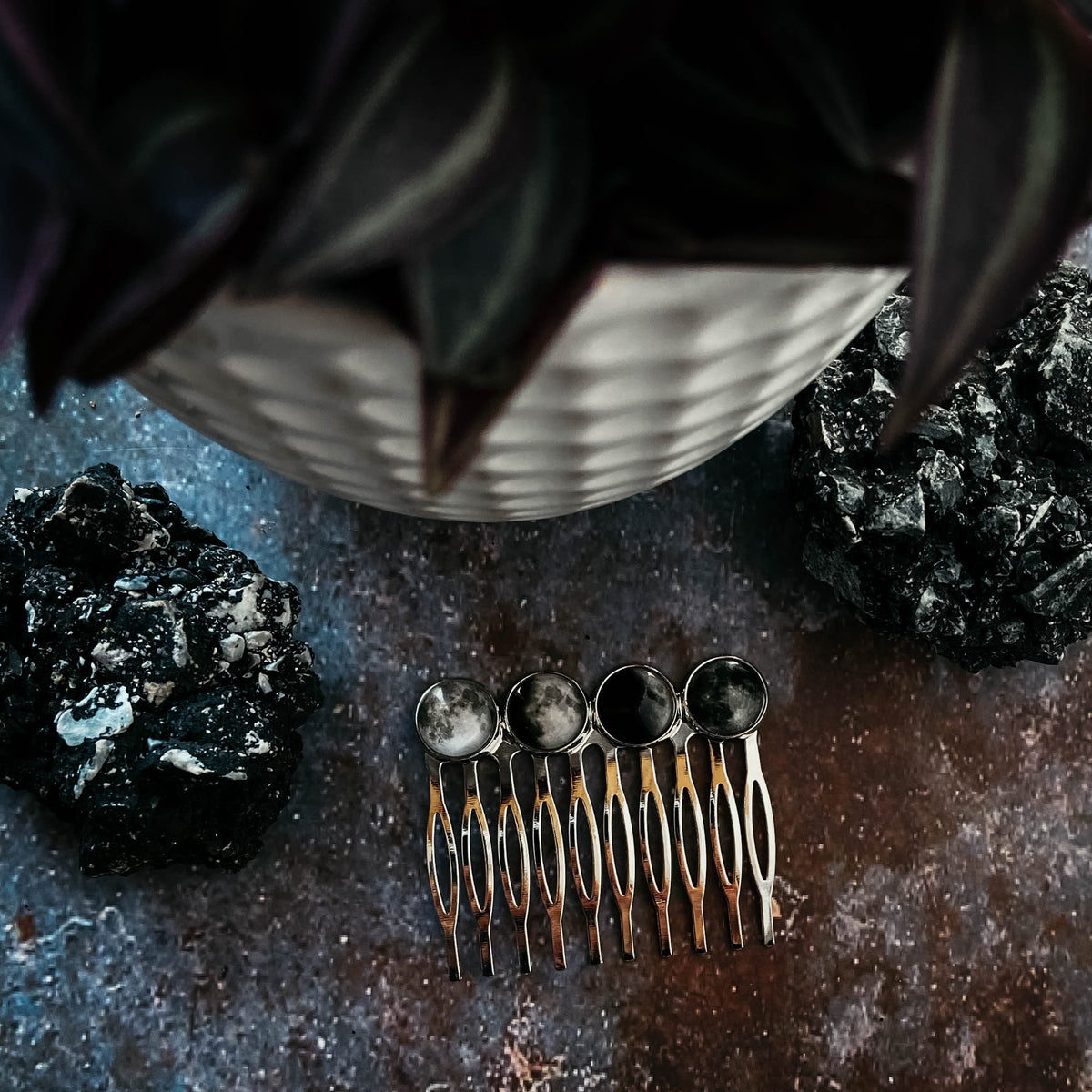 Moon Phase Hair Comb