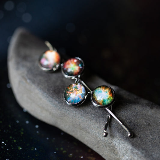 Four Nebula Hair Clip