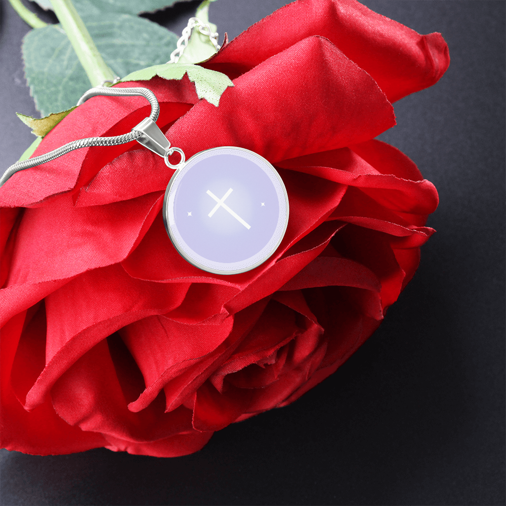 Minimalist Cross Circle Necklace – Christian Gift for Women – Inspirational Faith Jewelry – Religious Necklace