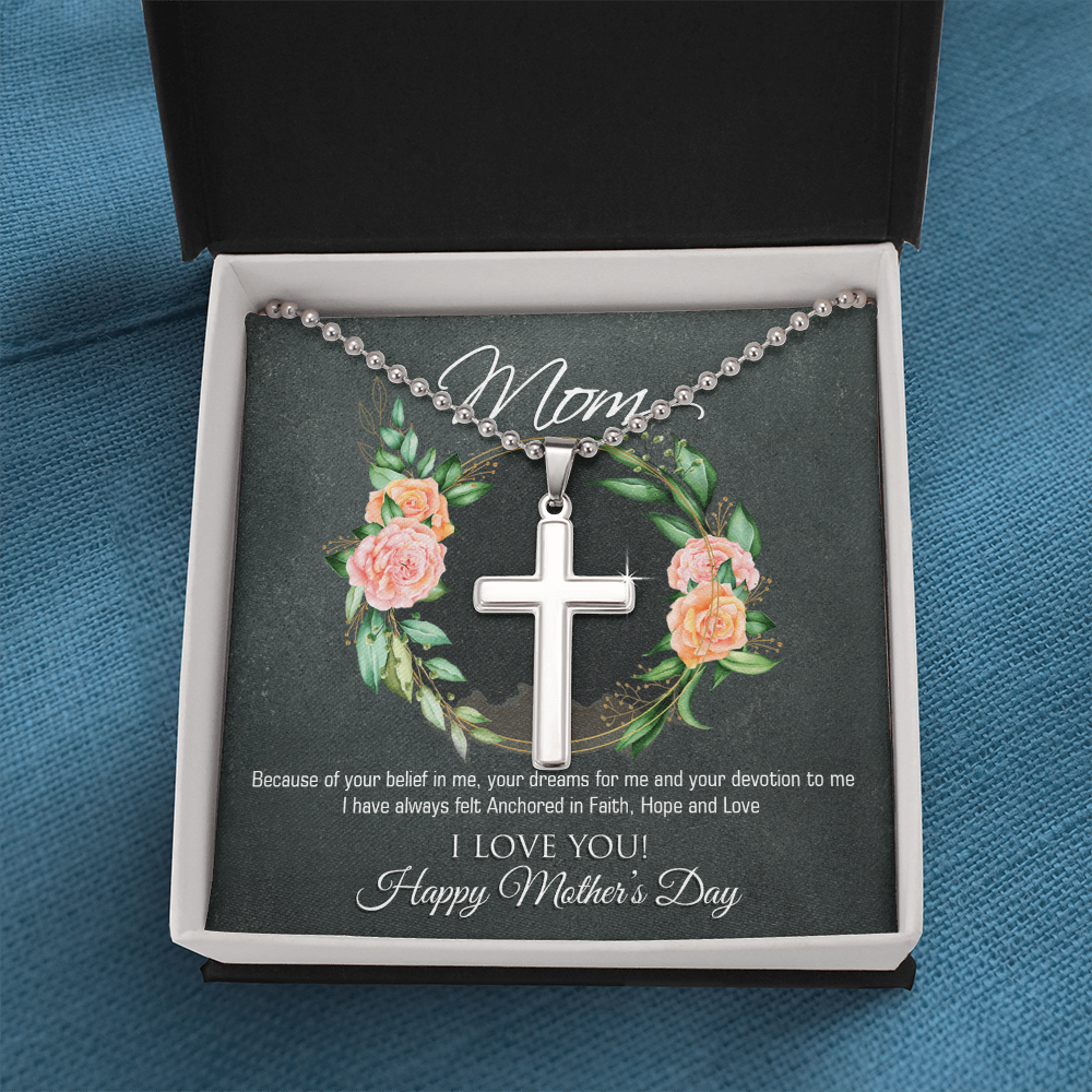 Artisan Filigree Cross Necklace | Mother's Day Gift
