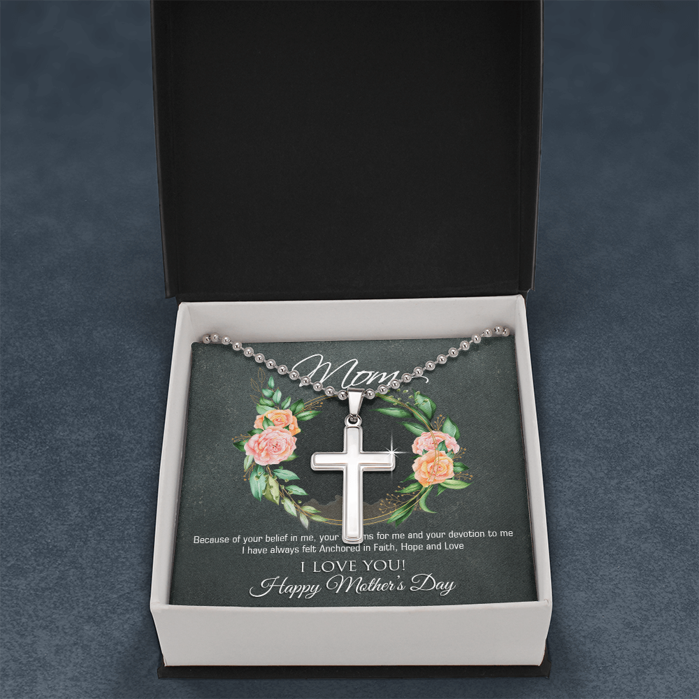 Artisan Filigree Cross Necklace | Mother's Day Gift