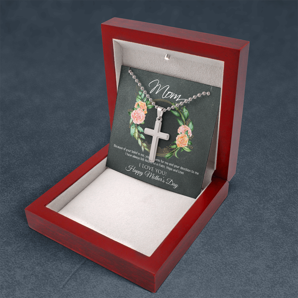 Artisan Filigree Cross Necklace | Mother's Day Gift