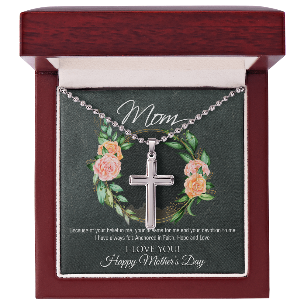 Artisan Filigree Cross Necklace | Mother's Day Gift