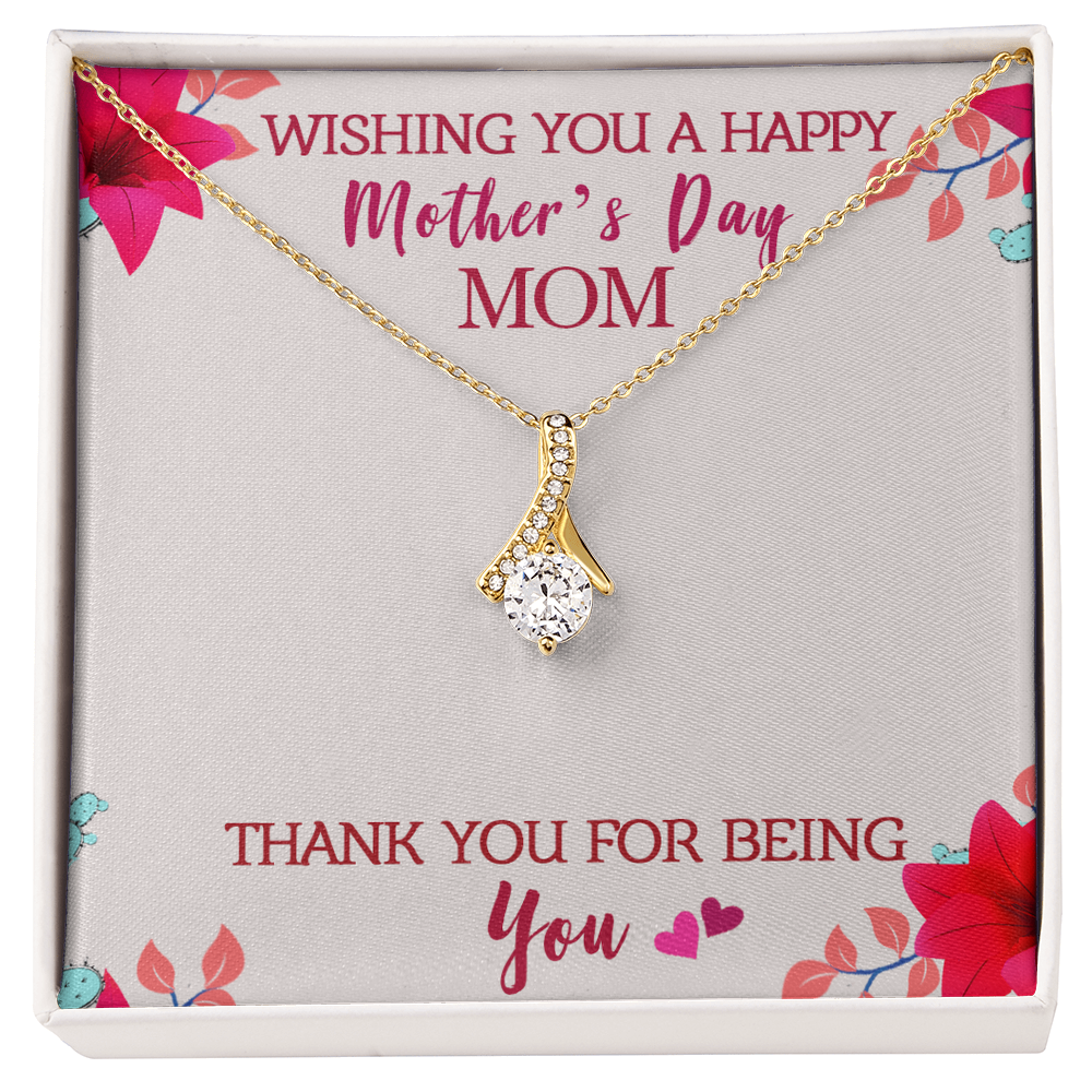 Alluring Ribbon Necklace | Elegant Mother's Day Gift
