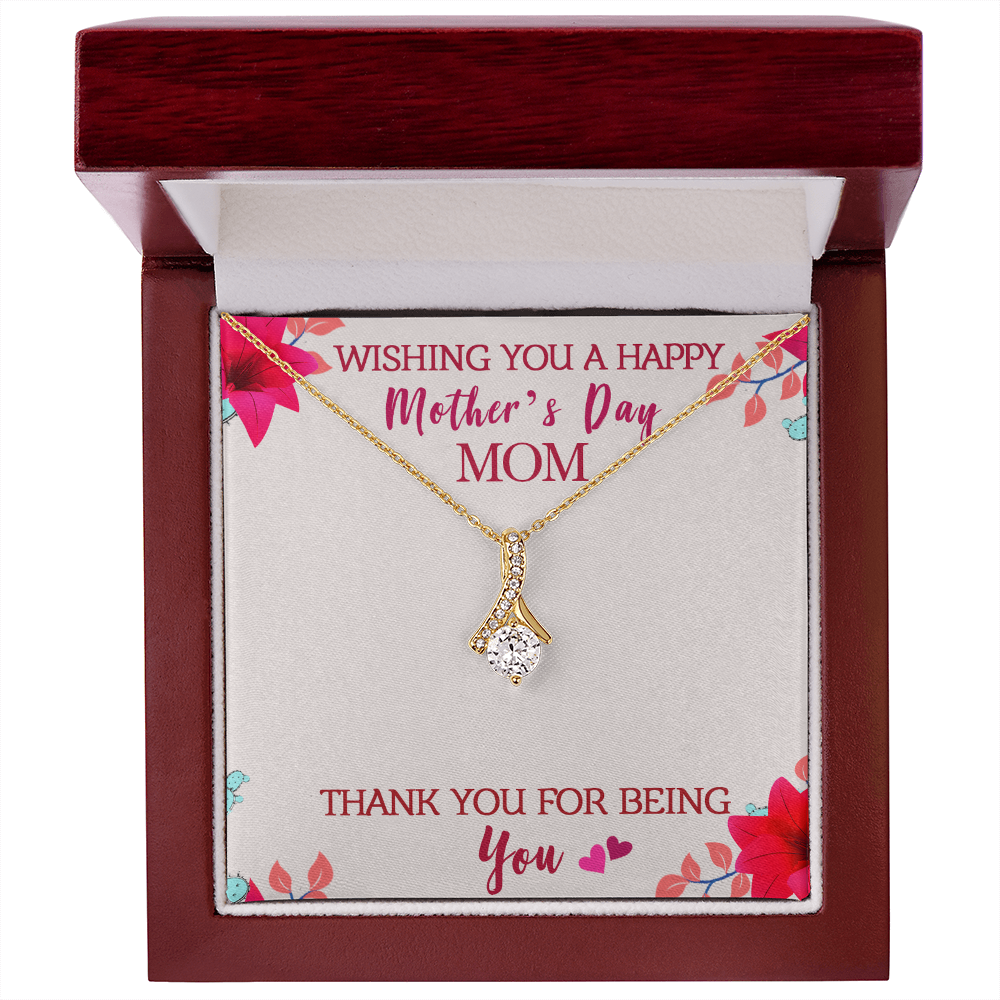 Alluring Ribbon Necklace | Elegant Mother's Day Gift