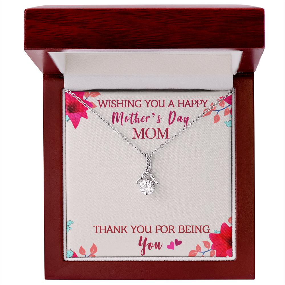 Alluring Ribbon Necklace | Elegant Mother's Day Gift