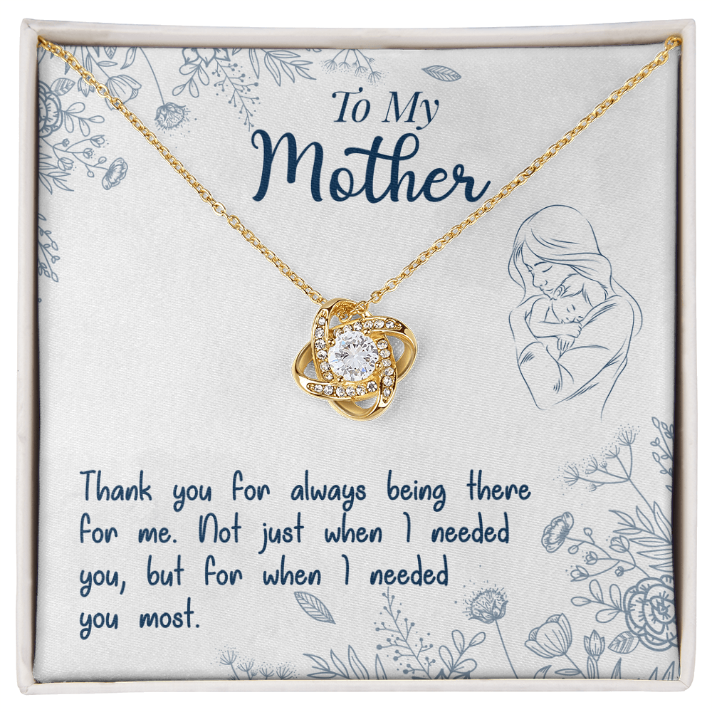 Love Knot Pendant Necklace | Gift | (Mother's Day)