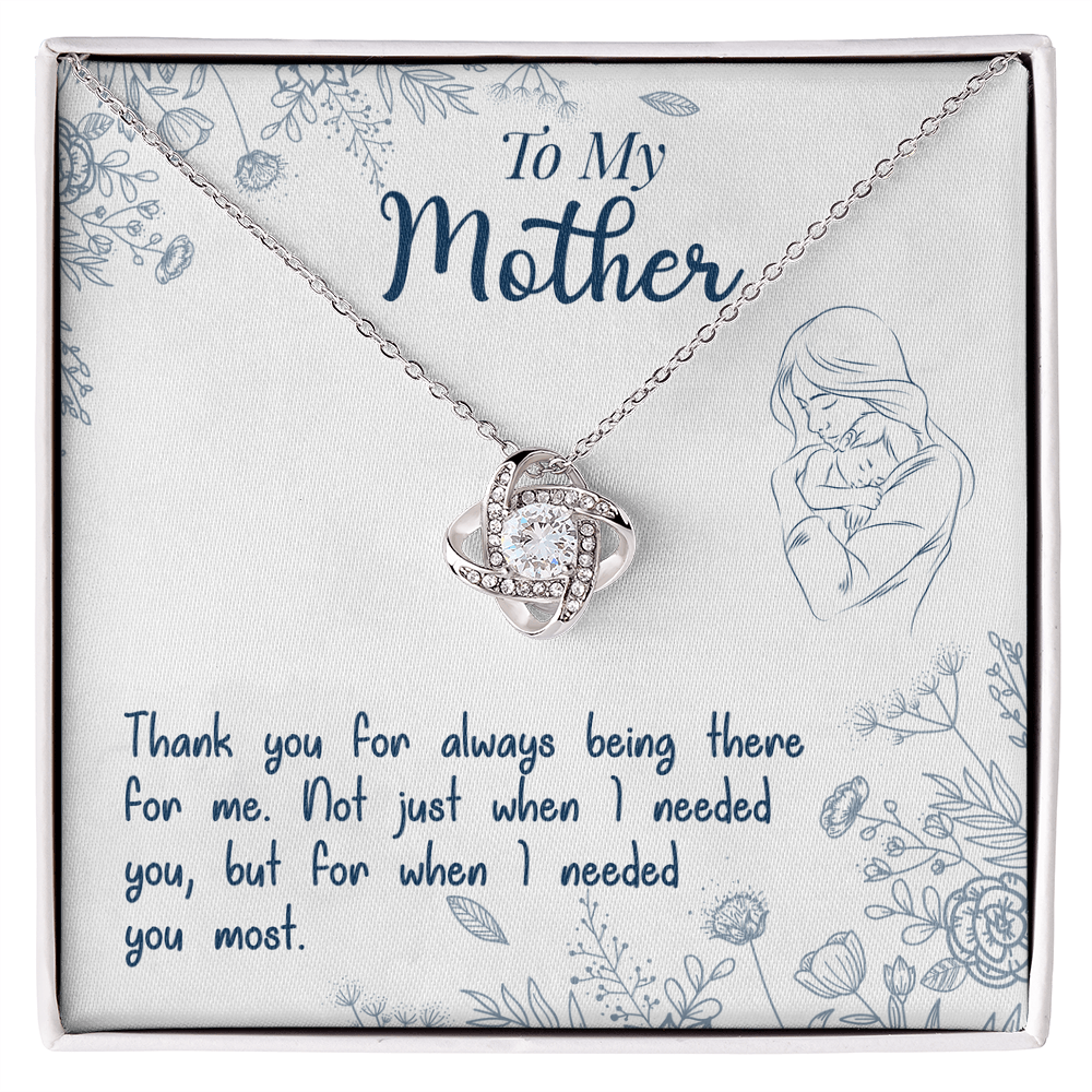 Love Knot Pendant Necklace | Gift | (Mother's Day)
