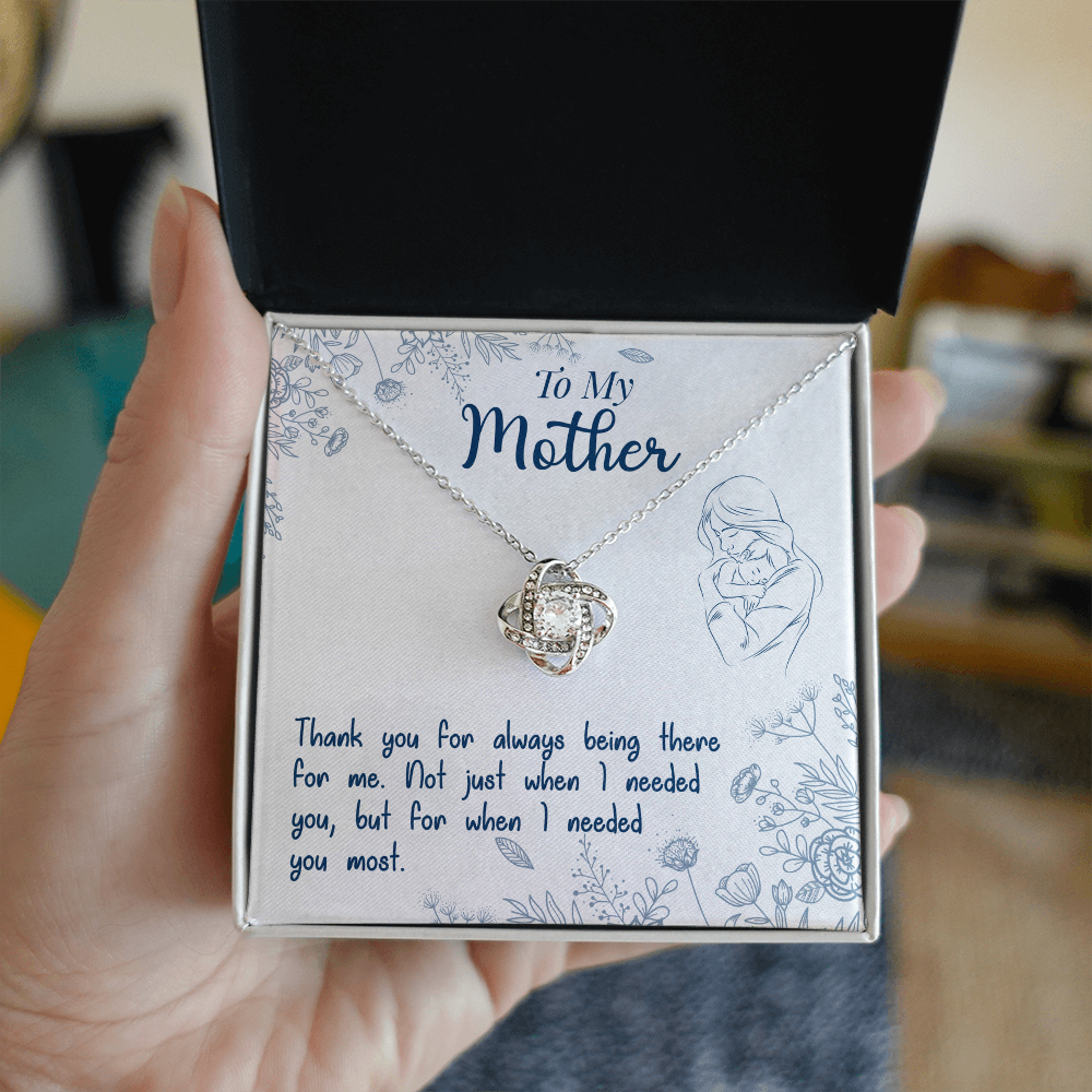 Love Knot Pendant Necklace | Gift | (Mother's Day)