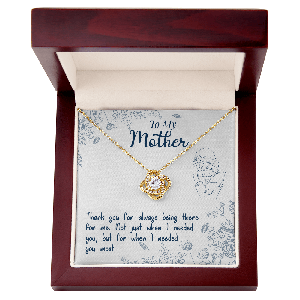 Love Knot Pendant Necklace | Gift | (Mother's Day)