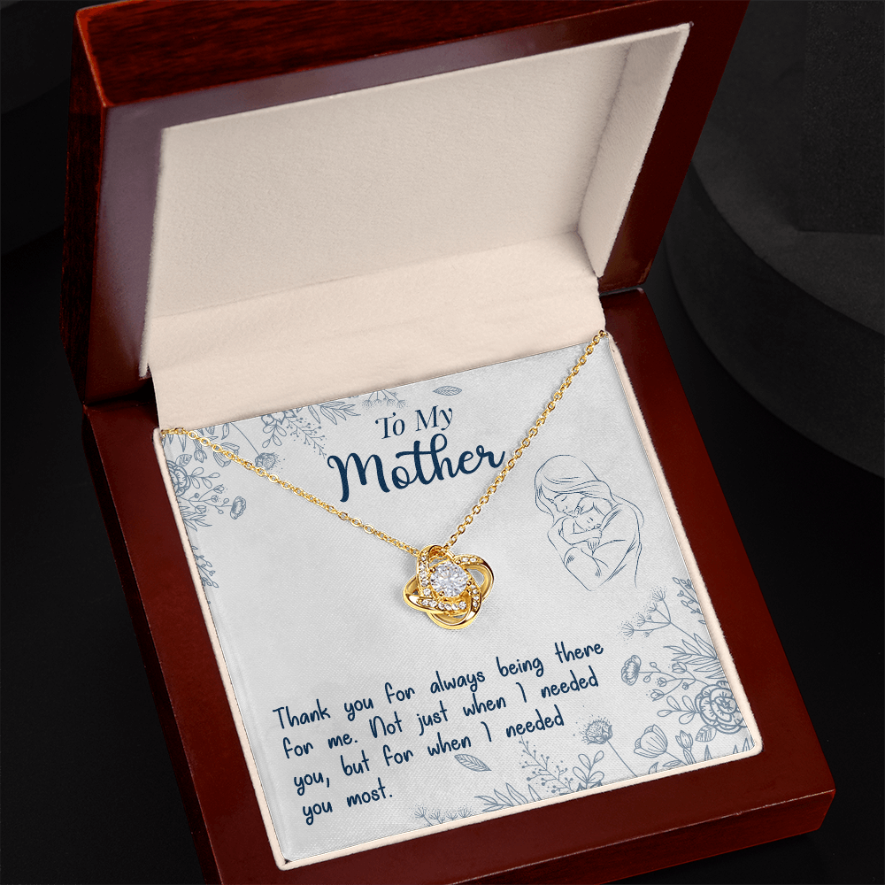 Love Knot Pendant Necklace | Gift | (Mother's Day)