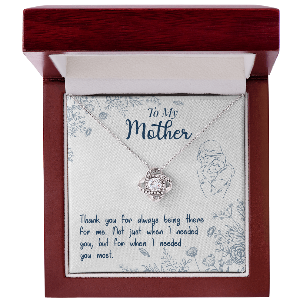 Love Knot Pendant Necklace | Gift | (Mother's Day)