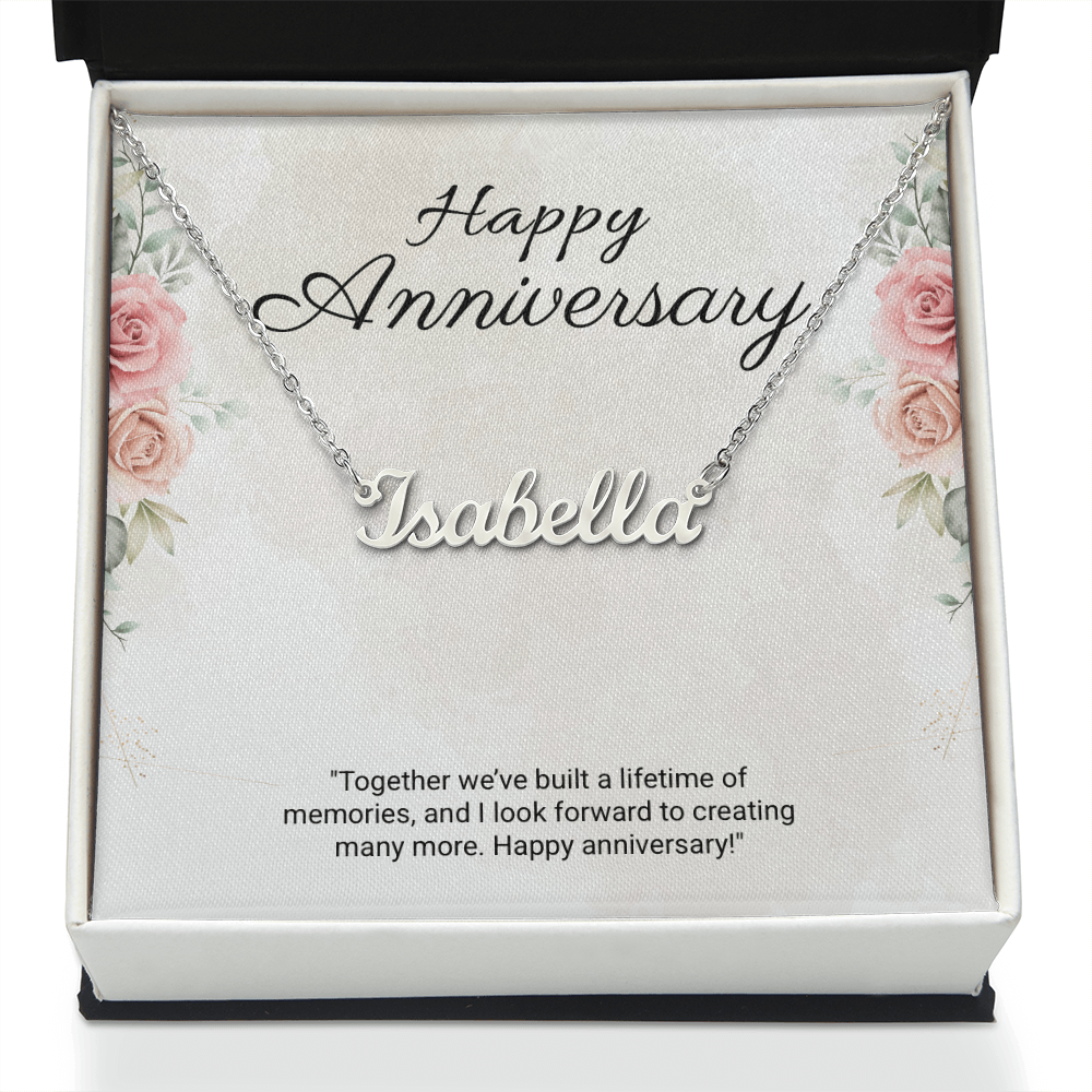 Custom Name Necklace – Elegant Personalized Gift for Her