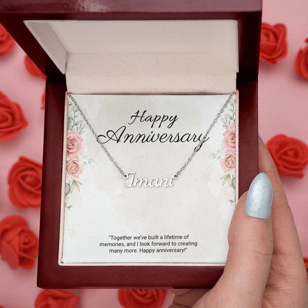 Custom Name Necklace – Elegant Personalized Gift for Her