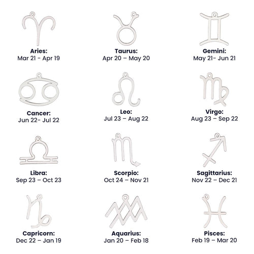 Astrology Zodiac Pendant — Choose Your Star Sign