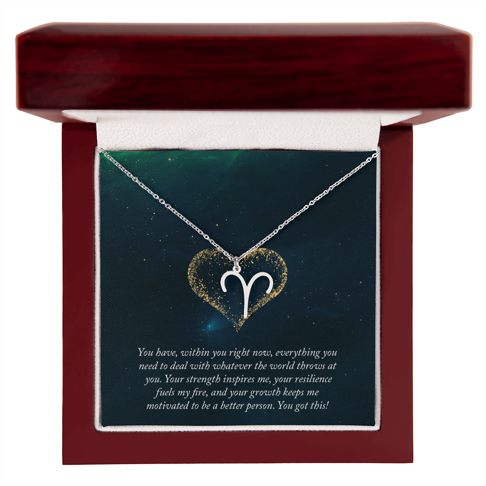Zodiac Symbol Pendant Necklace
