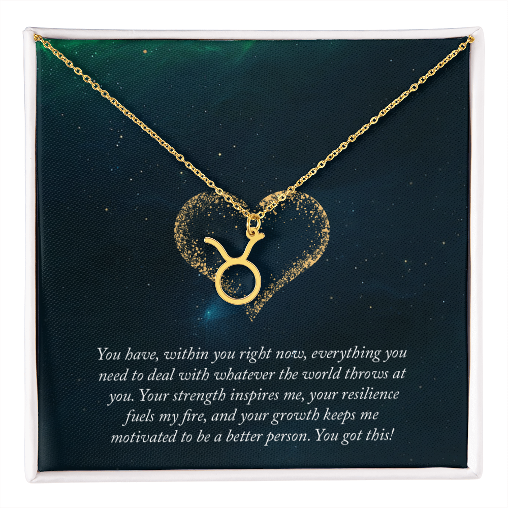 Zodiac Symbol Pendant Necklace