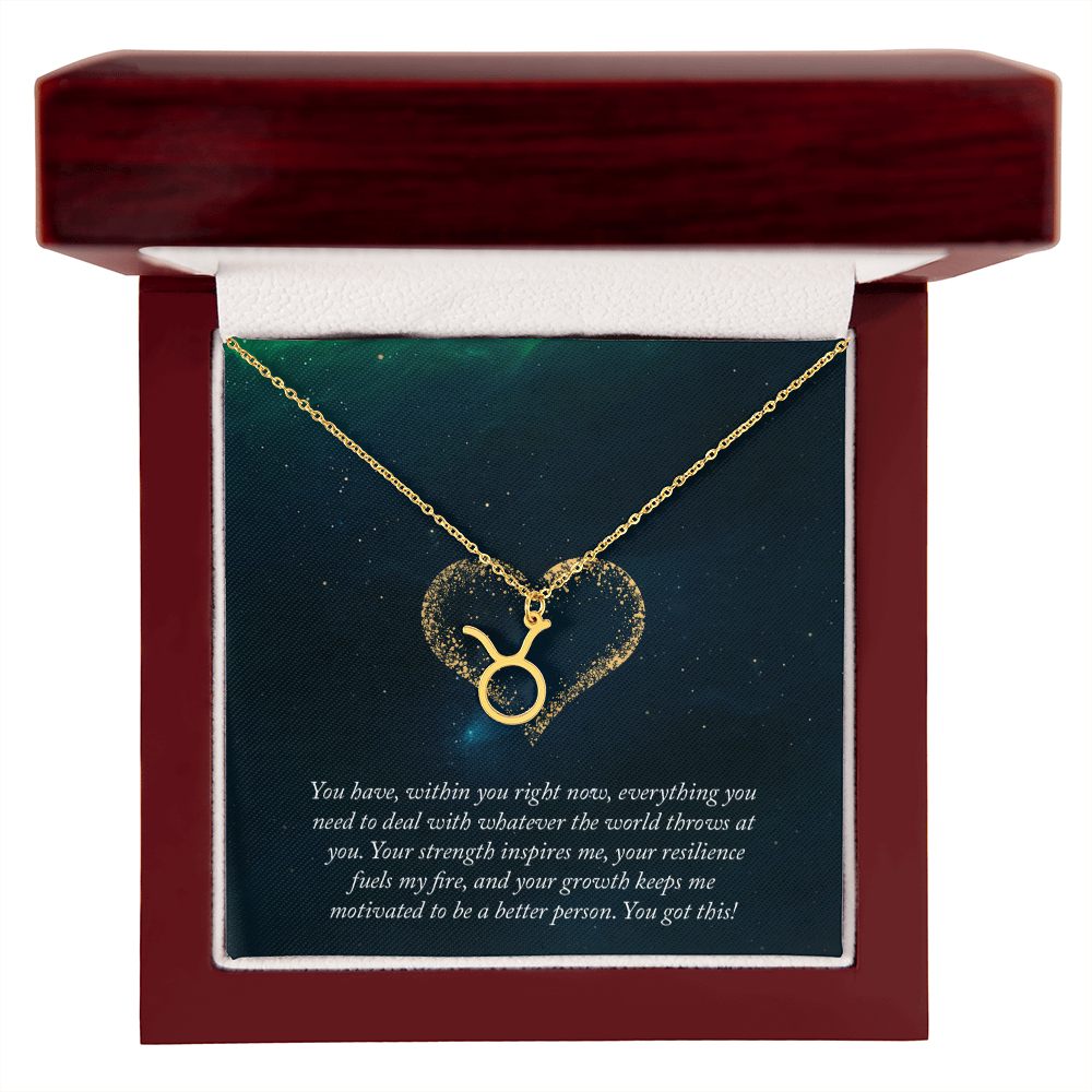 Zodiac Symbol Pendant Necklace