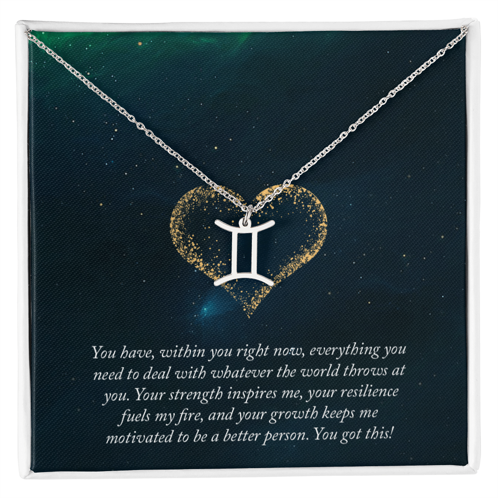 Zodiac Symbol Pendant Necklace