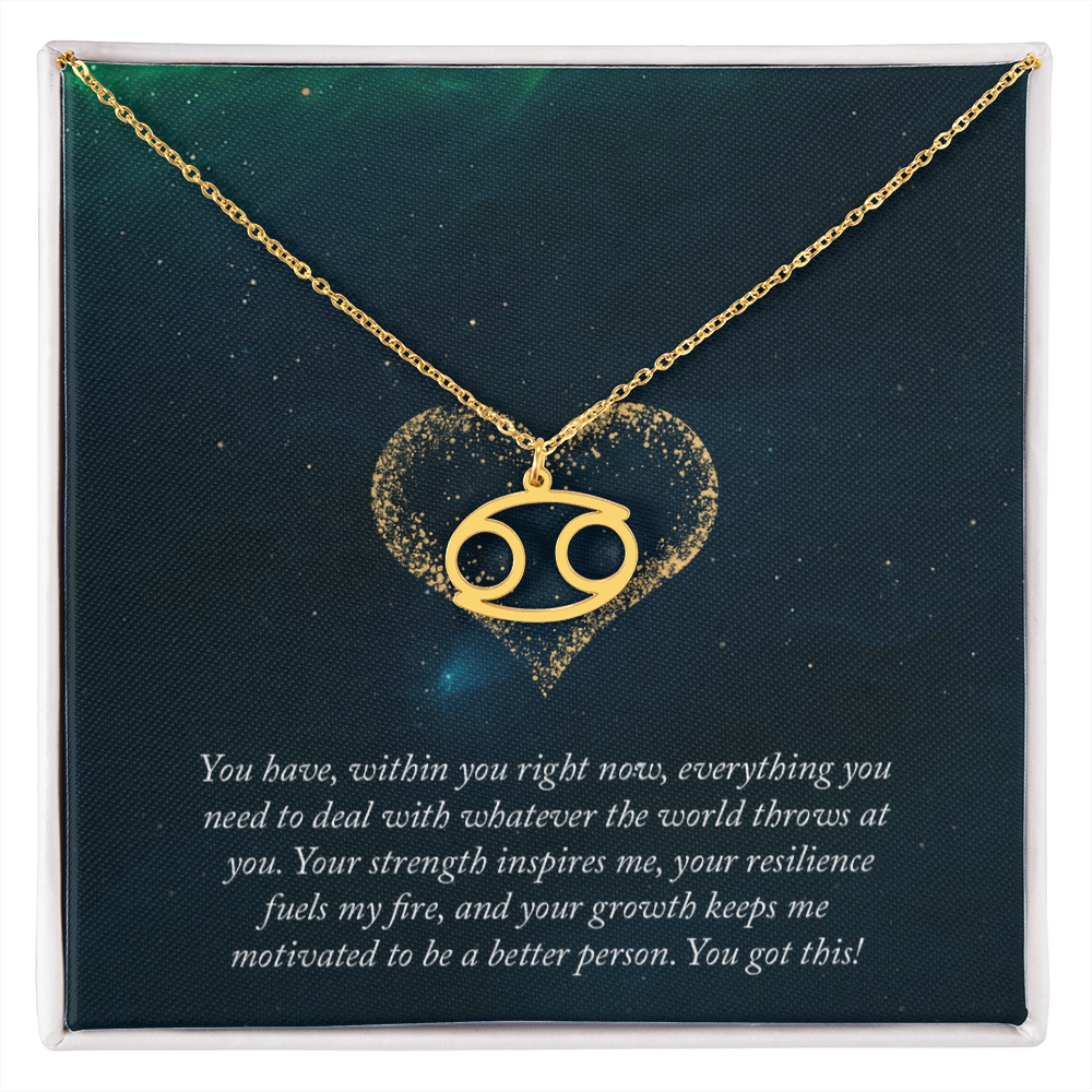Zodiac Symbol Pendant Necklace