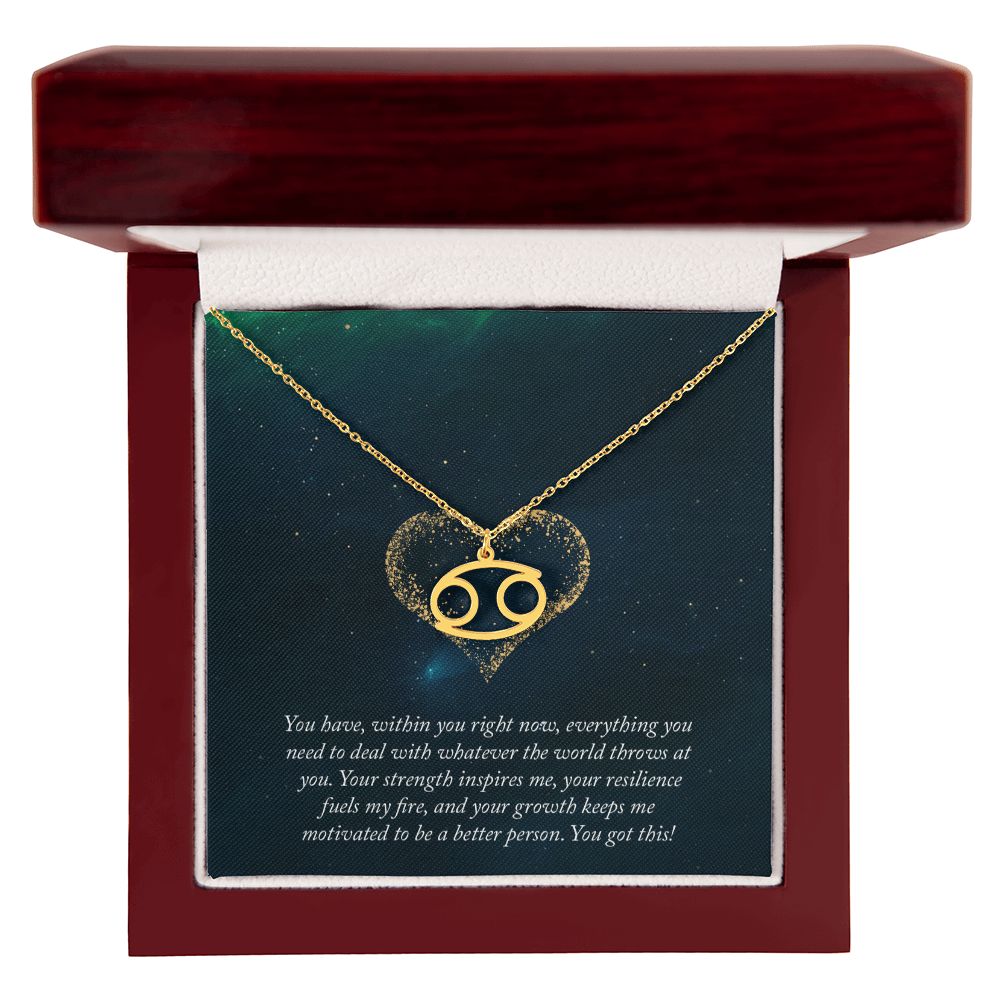 Zodiac Symbol Pendant Necklace