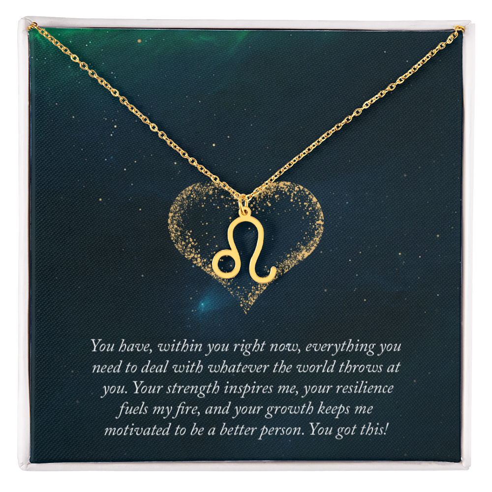 Zodiac Symbol Pendant Necklace