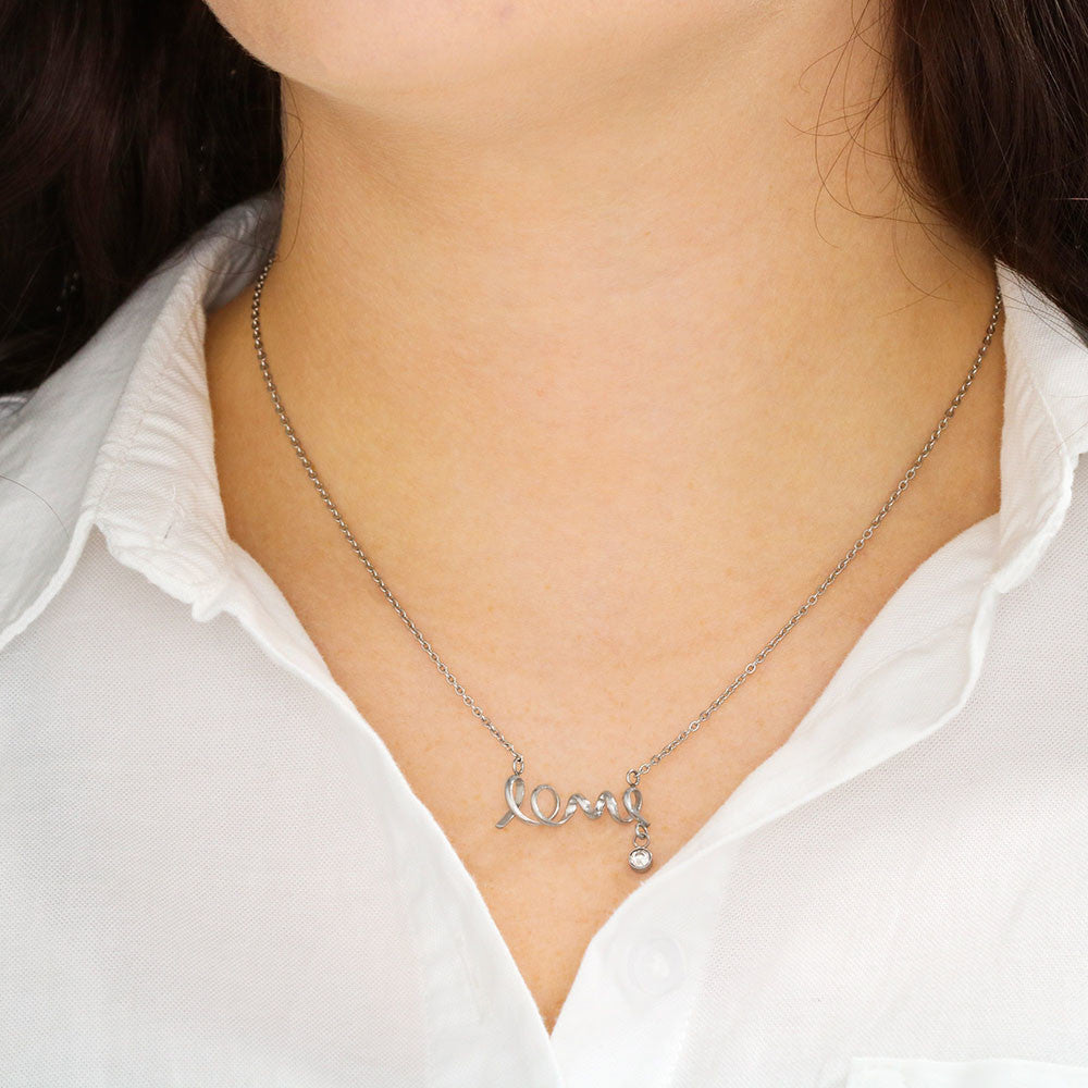 To My Love – Scripted Love Necklace