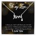To My Love – Scripted Love Necklace