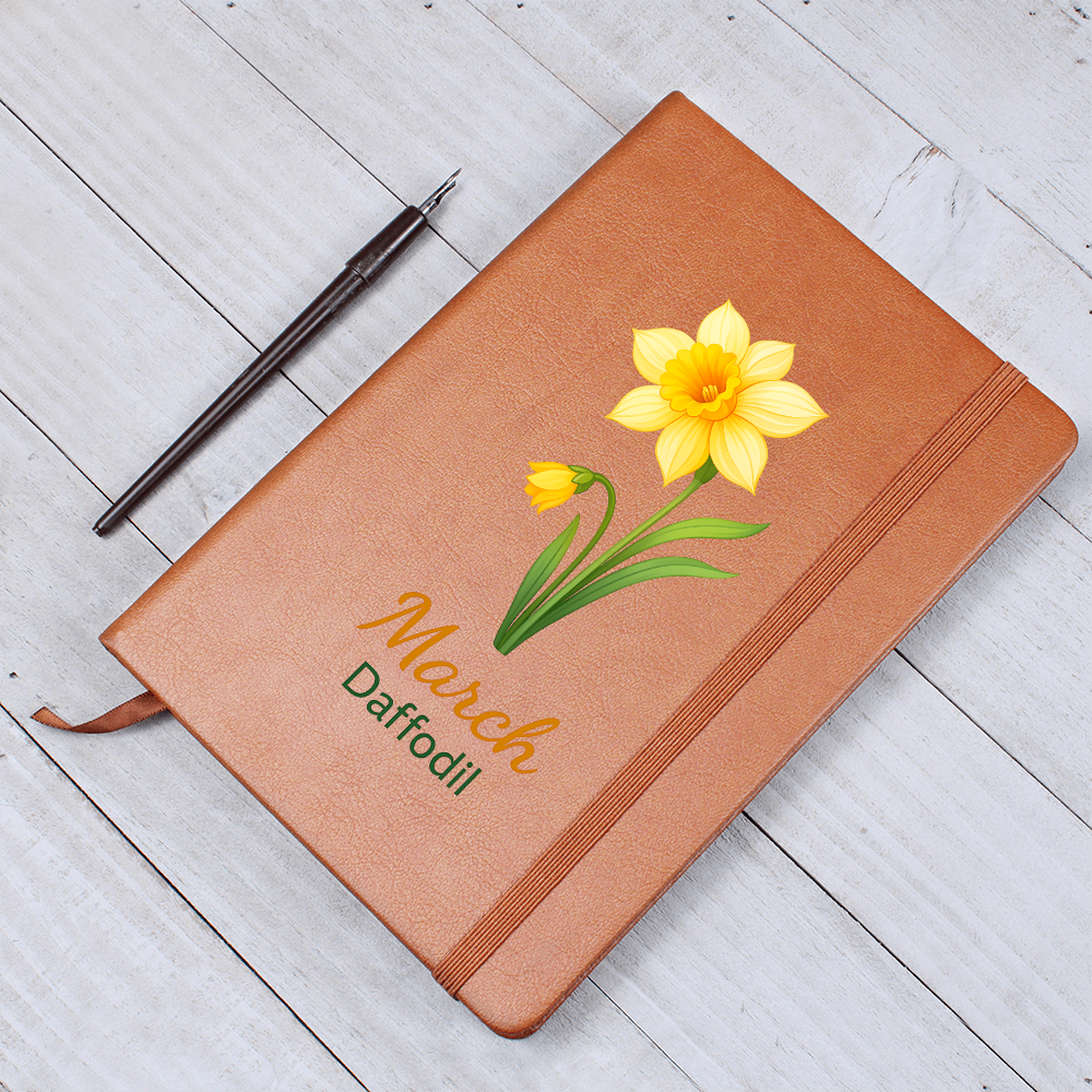 Elegant Minimalist Birth Flower Journal-March