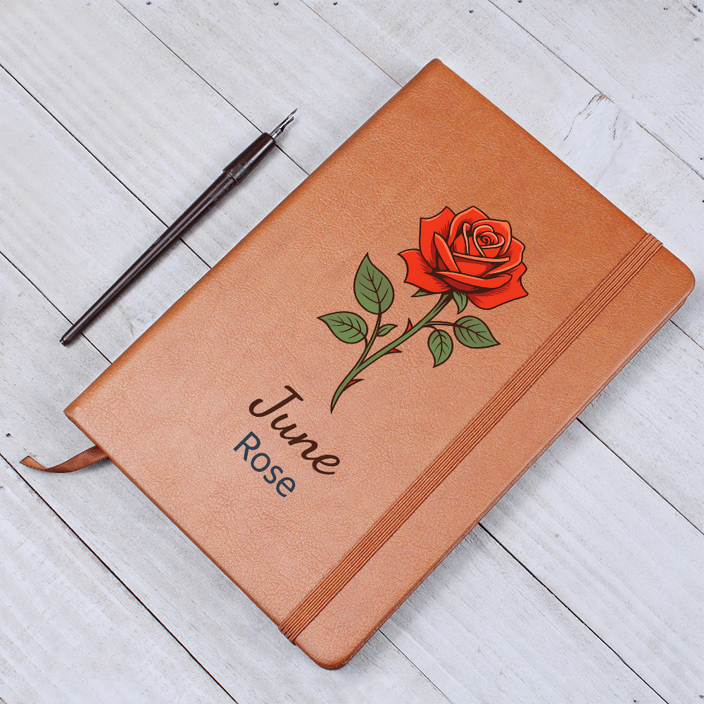 Elegant Minimalist Birth Flower Journal-June