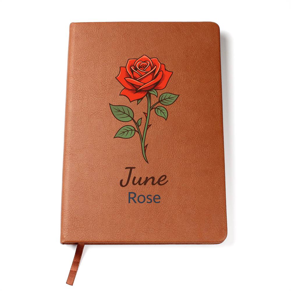 Elegant Minimalist Birth Flower Journal-June