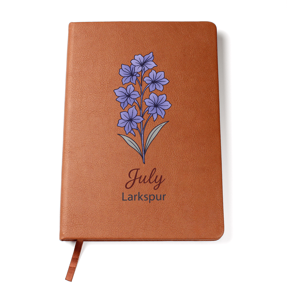 Elegant Minimalist Birth Flower Journal-July